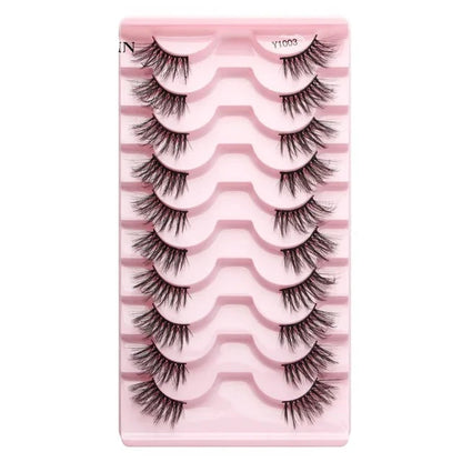 Half Fake Eyelashes 5/10 Half Lashes Soft Natural Cat Eye Lashes NP