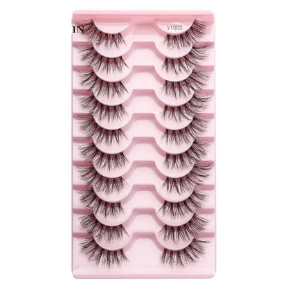 Half Fake Eyelashes 5/10 Half Lashes Soft Natural Cat Eye Lashes NP