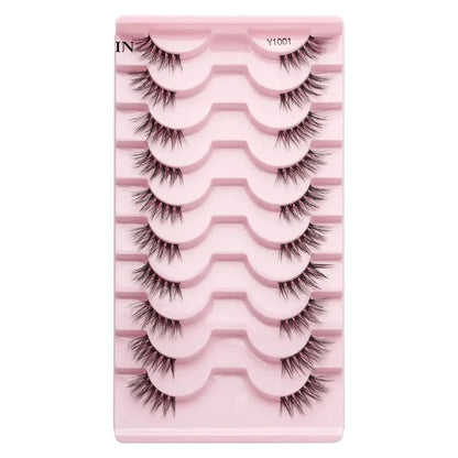 Half Fake Eyelashes 5/10 Half Lashes Soft Natural Cat Eye Lashes NP