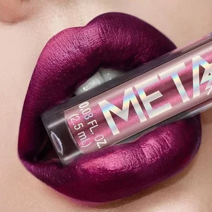 Metallic Matte Liquid Lipstick, Poisoning Purple