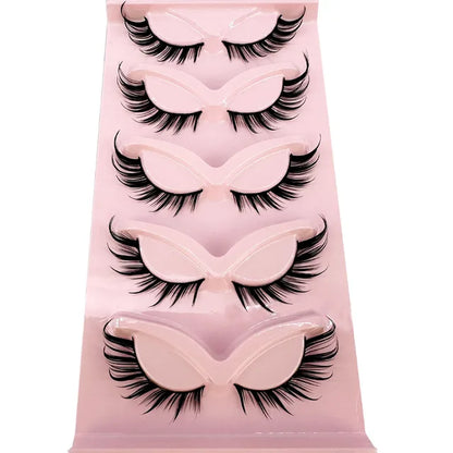 Premium High Quality Synthetic Hair False Eyelashes | 3D Mink Cat Eye Style