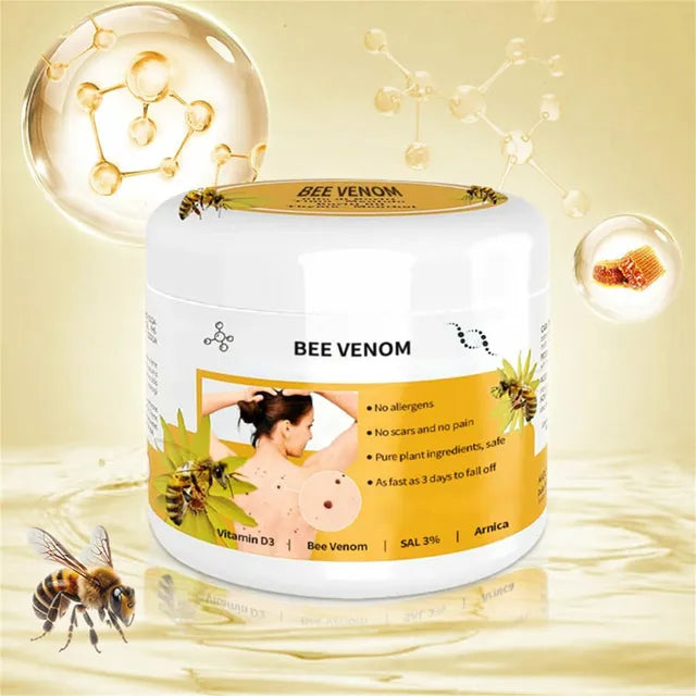 Crema de veneno de abeja Repara el enrojecimiento y la picazón de la piel de manos y pies Hidrata y suaviza