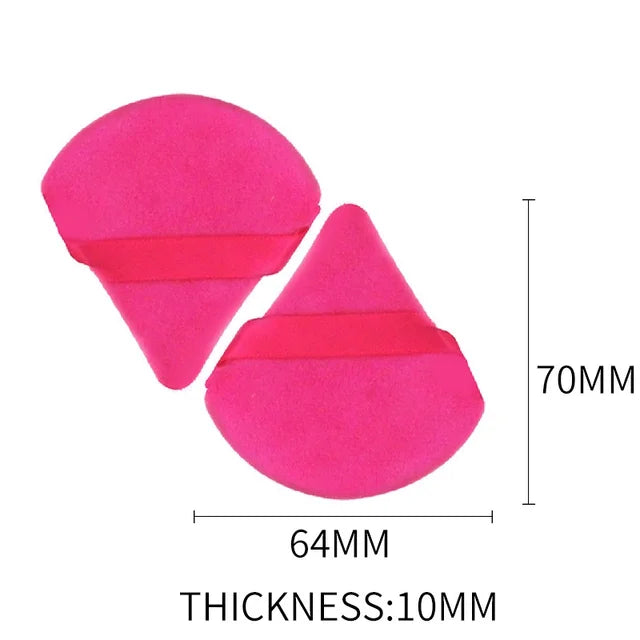 Washable Triangular Velvet Makeup Sponge