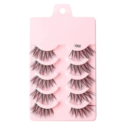 Half Fake Eyelashes 5/10 Half Lashes Soft Natural Cat Eye Lashes NP