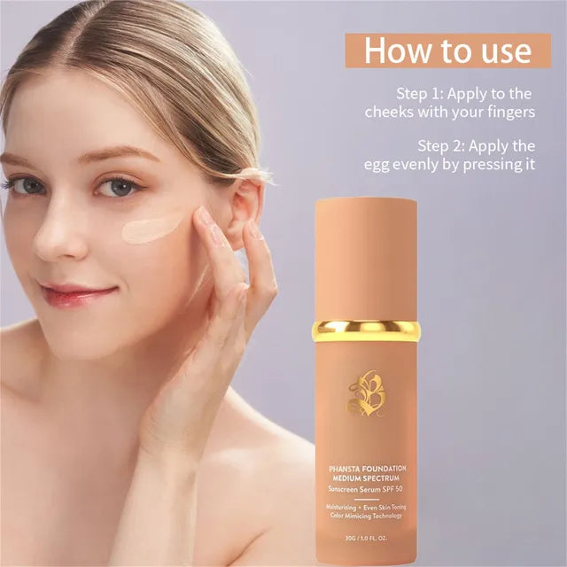 4 In 1 Spectrums With SPF50+ Longwearing, Hydrating & Waterproof Foundation