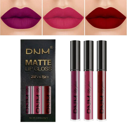 Matte liquid lipstick set of 3 by RAVEN KRONE, set 01