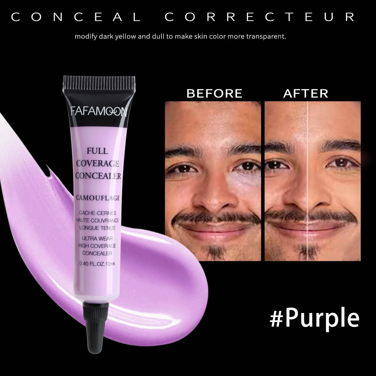 Colour correcting liquid concealer by RAVEN KRONE, detail 1
