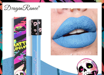 Matte liquid lipstick in bold colours by RAVEN KRONE, 02 Sky Blue