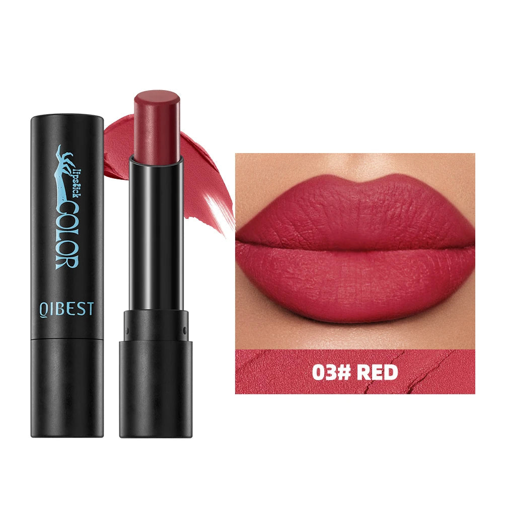 Velvet matte lipstick by RAVEN KRONE, shade 03 Red