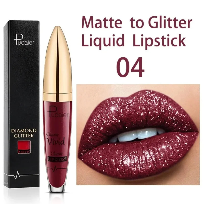 Matte-to-glitter liquid lipstick by RAVEN KRONE, detail 12