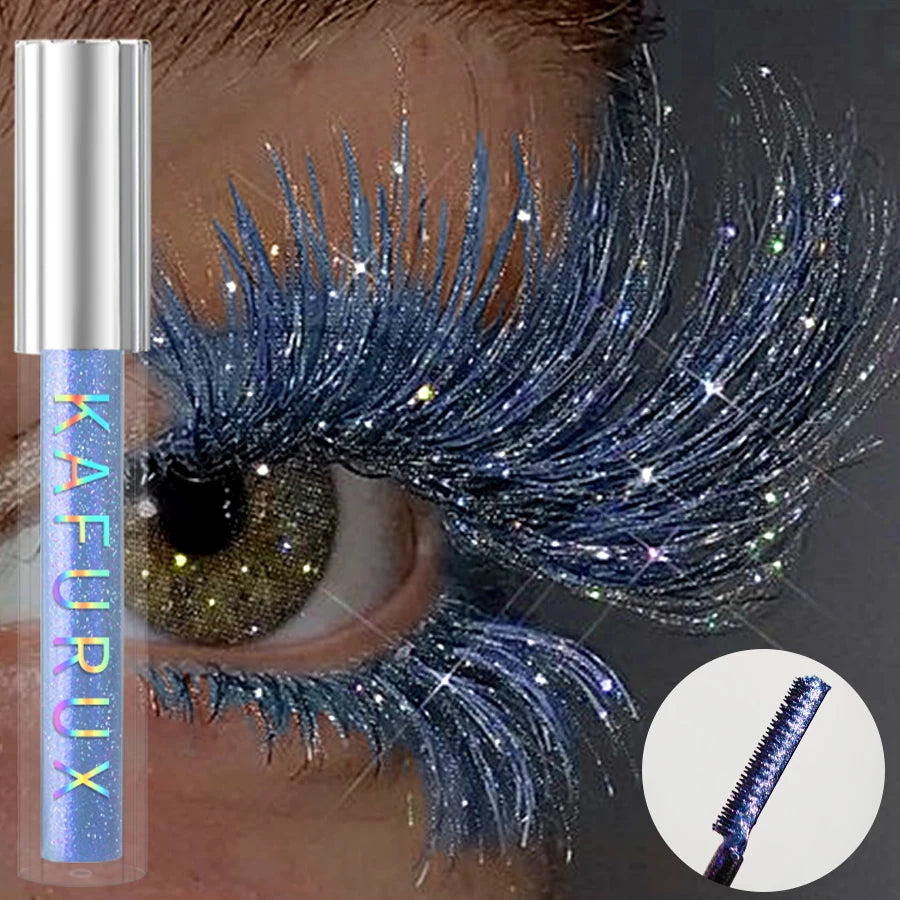 Glitter Mascara – Diamond Sparkle for Lashes, Waterproof & Smudge-Proof, 4 Shades
