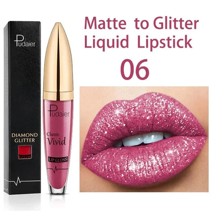 Matte-to-glitter liquid lipstick by RAVEN KRONE, detail 14