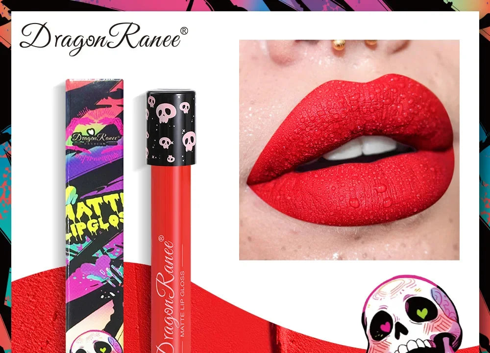 Matte liquid lipstick in bold colours by RAVEN KRONE, 07 Red