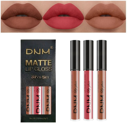 Matte liquid lipstick set of 3 by RAVEN KRONE, set 09