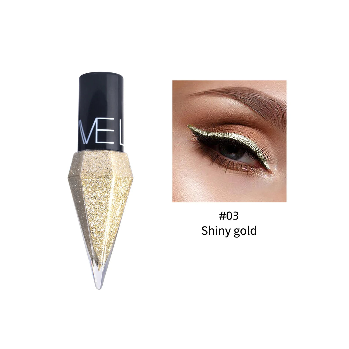 Glitter liquid eyeliner by RAVEN KRONE, detail 4