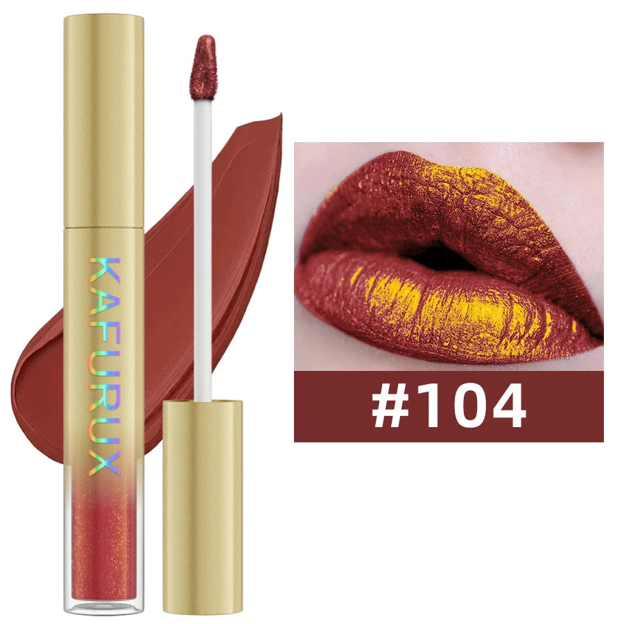 Gloss metalizado duocromo – cambio de color con purpurina, de mate a brillo, larga duración, 14 tonos
