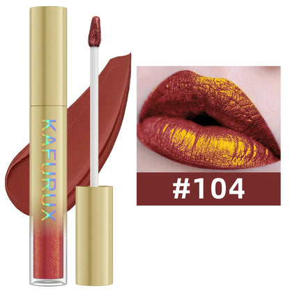 Gloss metalizado duocromo – cambio de color con purpurina, de mate a brillo, larga duración, 14 tonos