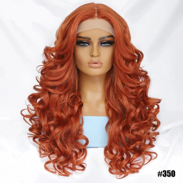 Synthetic Curly Lace Front Wig for Cosplay - Everyday Style and Fun