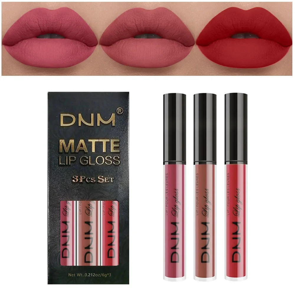 Matte liquid lipstick set of 3 by RAVEN KRONE, set 10