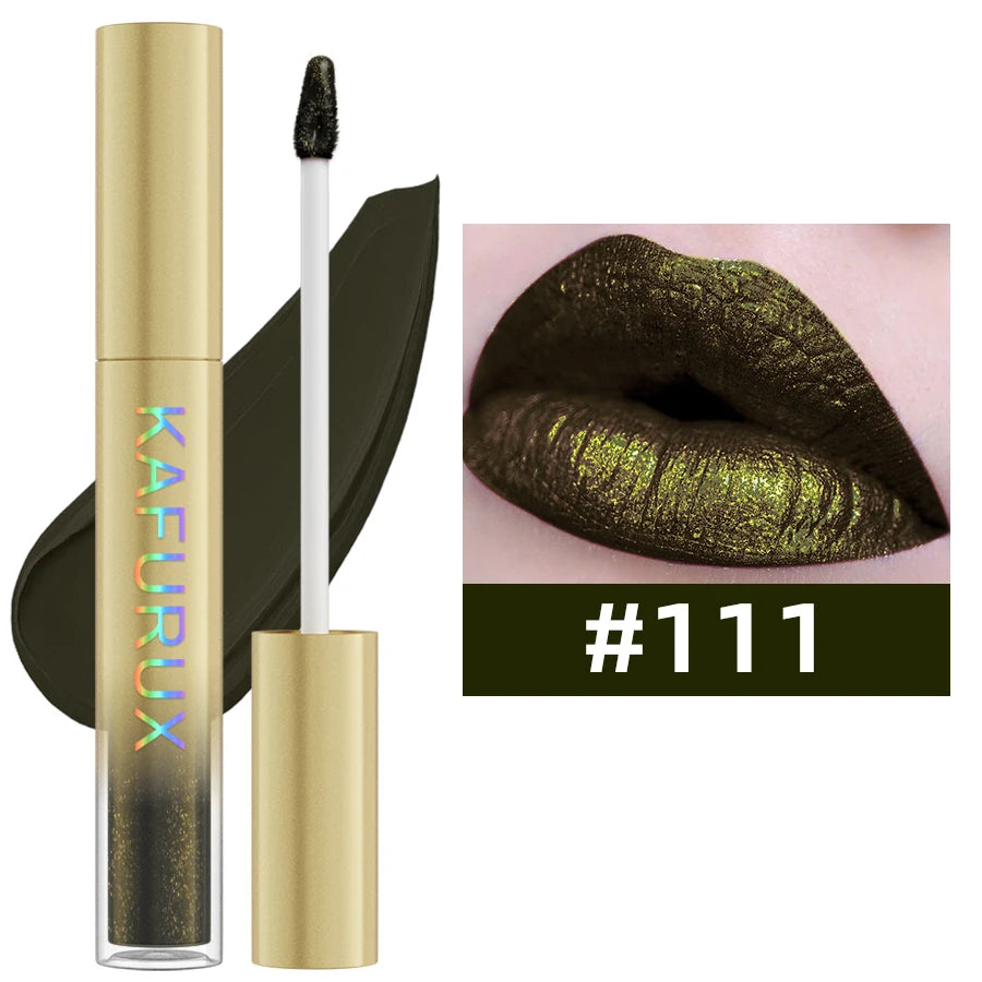 Gloss metalizado duocromo – cambio de color con purpurina, de mate a brillo, larga duración, 14 tonos
