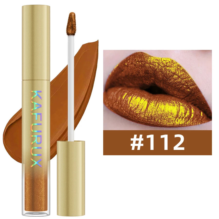 Gloss metalizado duocromo – cambio de color con purpurina, de mate a brillo, larga duración, 14 tonos