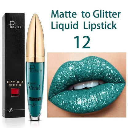 Matte-to-glitter liquid lipstick by RAVEN KRONE, detail 11