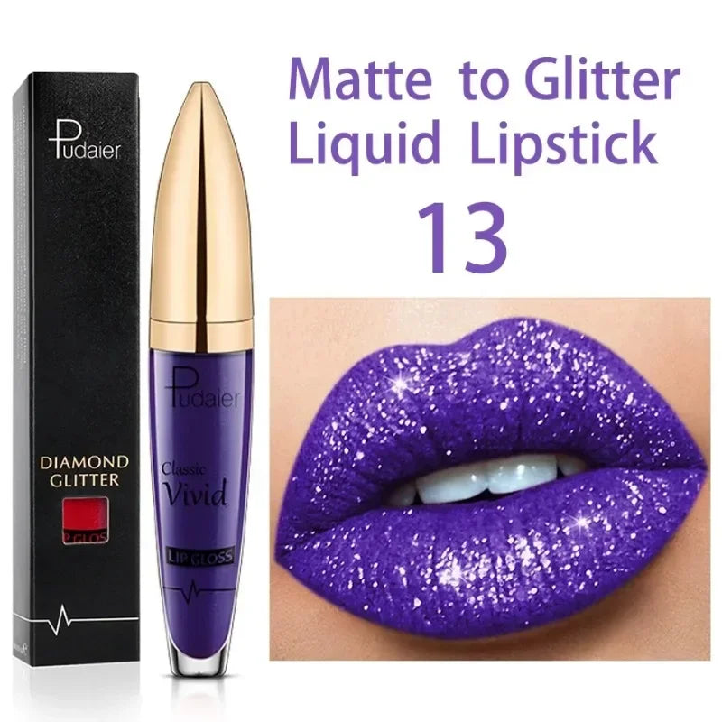 Matte-to-glitter liquid lipstick by RAVEN KRONE, detail 3