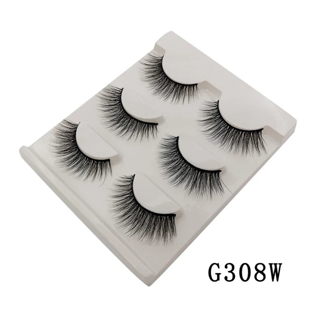 3D Mink Lashes Natural Eyelash Dramatic False Eyelashes NP