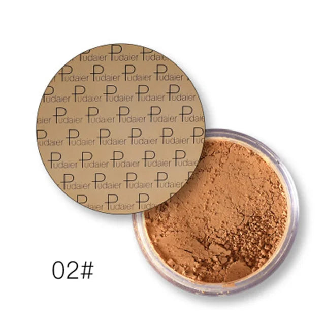 Maquillaje en polvo suelto, mate, control de aceite Mineral, corrector facial de larga duración, acabado, contorno bronceador para piel negra oscura