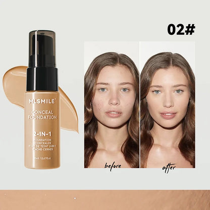 Face Foundation Cream Oil-Control Matte BBCream Waterproof Lasting Concealer Liquid Full Coverage Matte