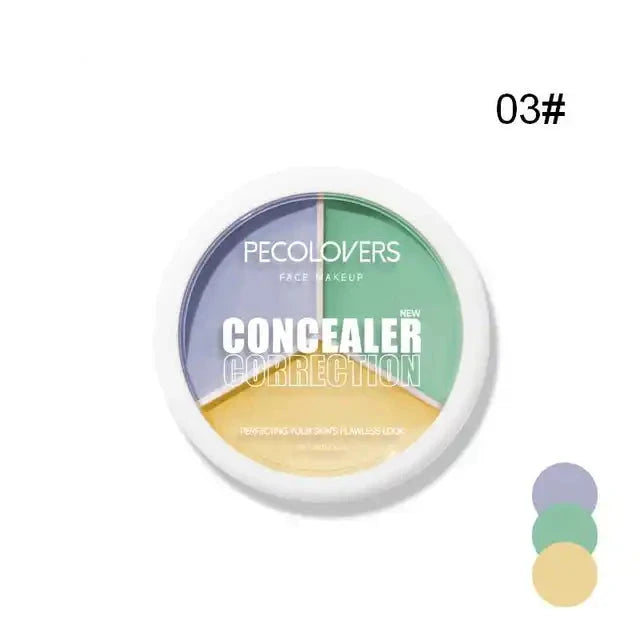 3 Color Correcting Palette - Matte Eyeshadow Base and Contour Concealer