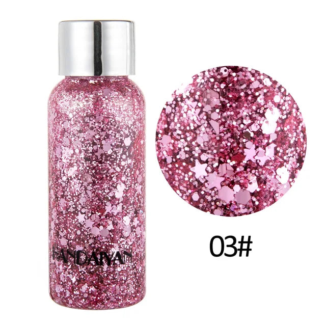 Loose Sequin Body Gel – Glitter for Eyes, Nails, Hair and Body