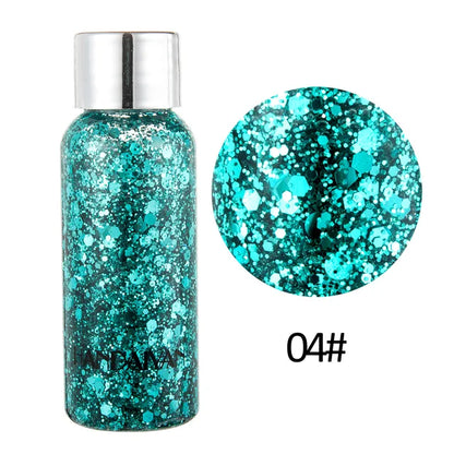 Loose Sequin Body Gel – Glitter for Eyes, Nails, Hair and Body