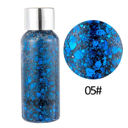 Loose Sequin Body Gel – Glitter for Eyes, Nails, Hair and Body