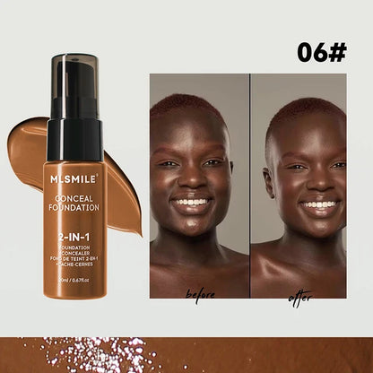 Face Foundation Cream Oil-Control Matte BBCream Waterproof Lasting Concealer Liquid Full Coverage Matte