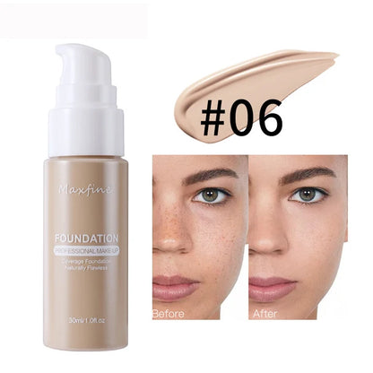 Liquid Foundation Effective Concealer Waterproof Sweat-resistant.