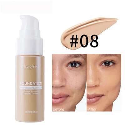 Liquid Foundation Effective Concealer Waterproof Sweat-resistant.