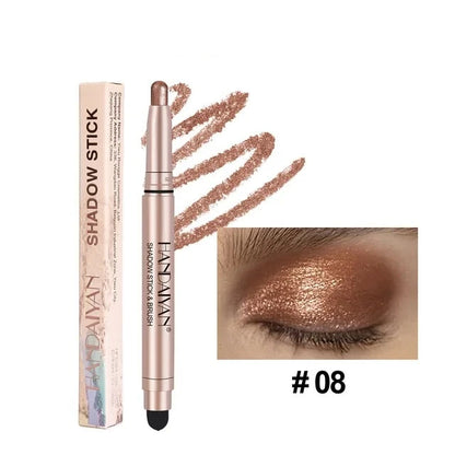 Double-head Eyeshadow Stick Diamond Shimmer Highlighter Pearl Pigment