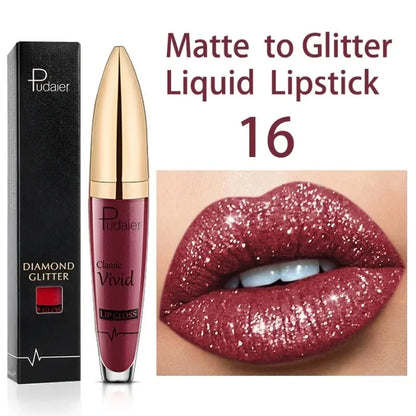 Matte-to-glitter liquid lipstick by RAVEN KRONE, detail 15