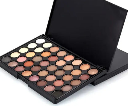 Glitter & Matte Eyeshadow Palette, 40 colours, palette 01
