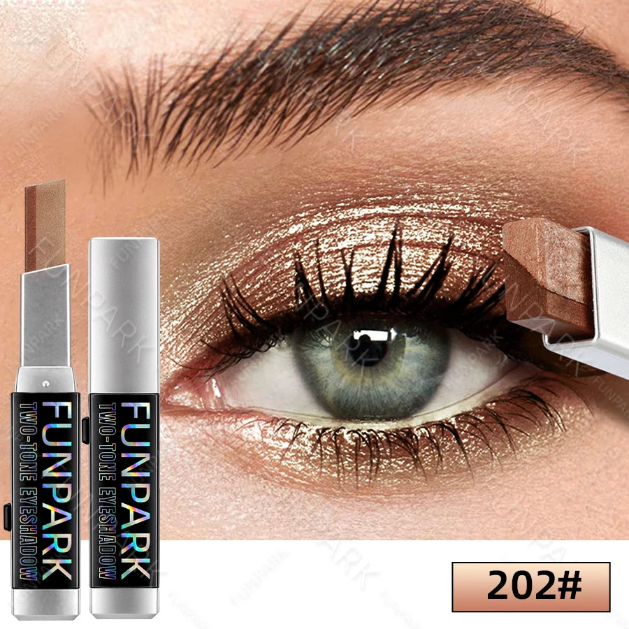 Two-tone shimmer eyeshadow stick by RAVEN KRONE
