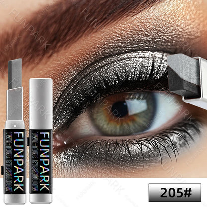 Two-Tone Shimmer Eyeshadow Stick – Dual-Shade Gradient, Creamy & Long-Lasting, 6 Shades
