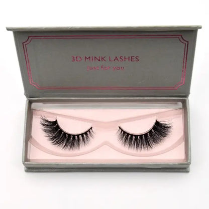 Natural Black Large Volume 3D Mink Eyelashes NP