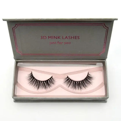 Natural Black Large Volume 3D Mink Eyelashes NP