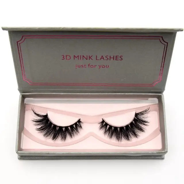 Natural Black Large Volume 3D Mink Eyelashes NP