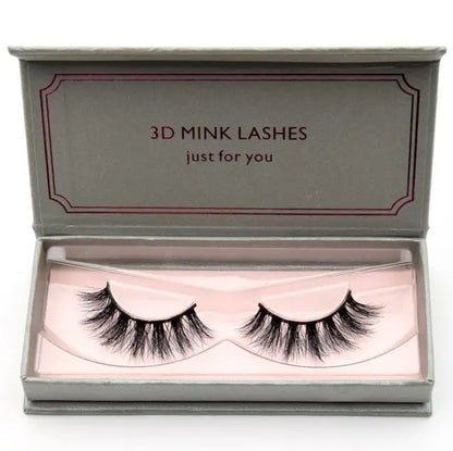 Natural Black Large Volume 3D Mink Eyelashes NP