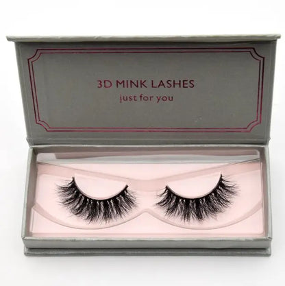 Natural Black Large Volume 3D Mink Eyelashes NP