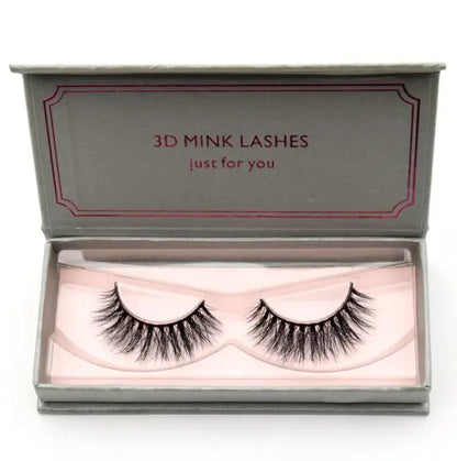 Natural Black Large Volume 3D Mink Eyelashes NP