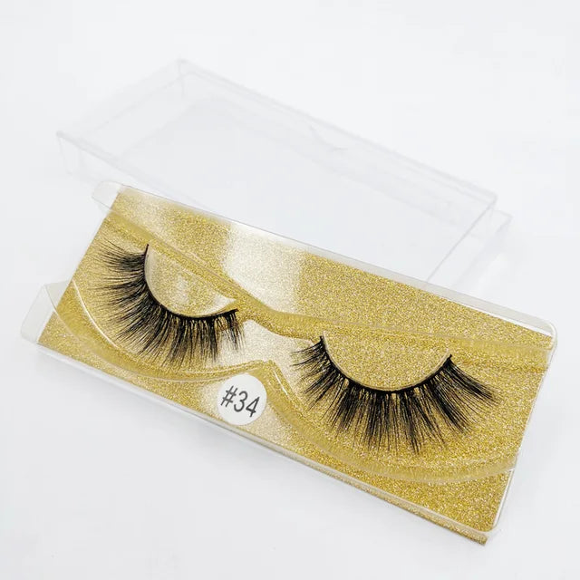 Eyelash Mink Eyelashes Handmade Full Strip Lashes Cruelty Free Luxury NP