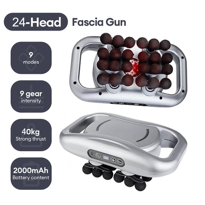 🏋️ High Frequency Body Massage Gun – 22, 24, 28, or 30 Head Options ✅ Deep, Professional Massage at Home